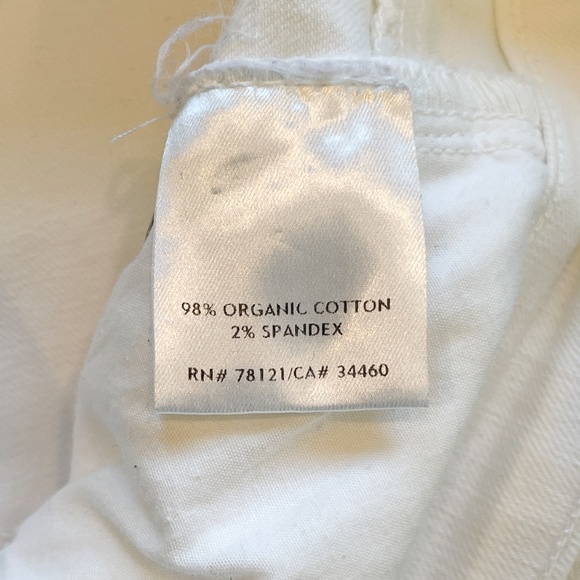 Eileen Fisher White Skinny Ankle Jeans - Picture 12 of 13